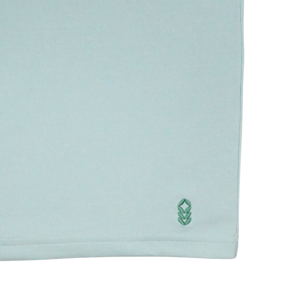 Side view of the Maverick Tee highlighting athletic fit and four-way stretch for unrestricted movement during tennis, gym, or hiking