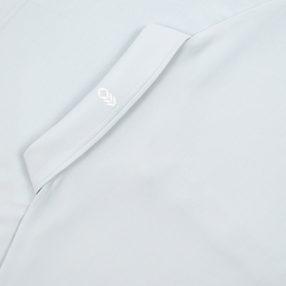 Patron Clothiers’ The Maverick Polo in Blue – Durable, sustainable men’s polo shirt crafted with breathable fabric, ideal for outdoor activities and versatile daily wear.